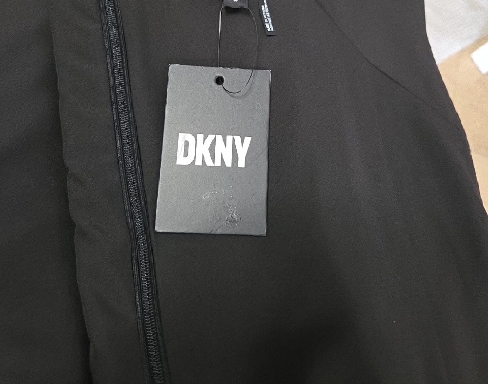 Dkny Elegant Black Fringe Dress size 10 - Picture 10 of 10
